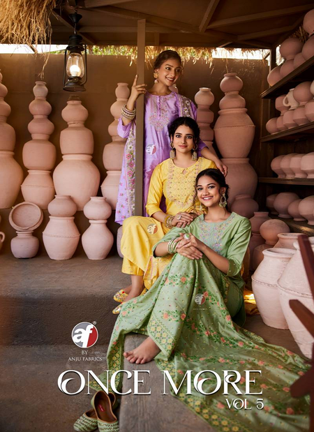 Once More Vol 5 By Af Designer Kurti Bottom With Dupatta Wholesale Market In Surat